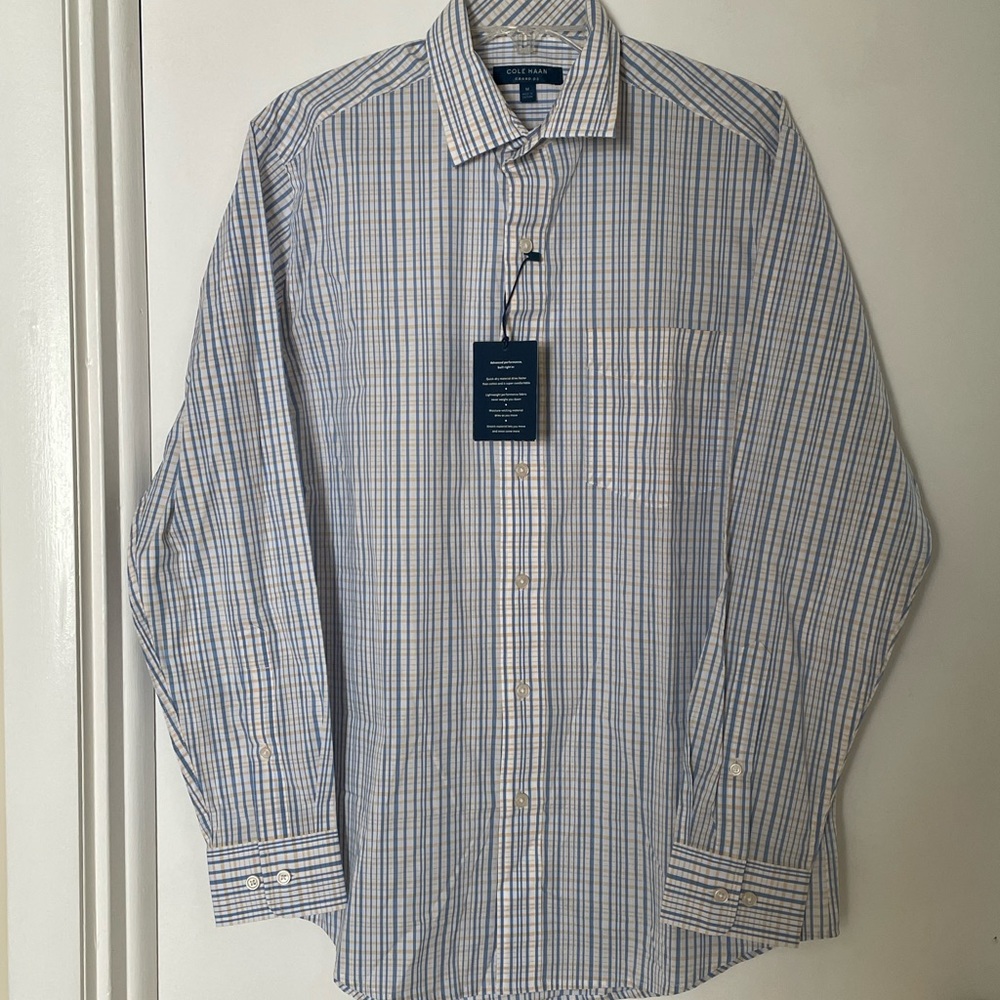 Cole Haan Grand OS YD Performance LS Woven Shirt